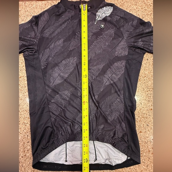 Men's Black Cycling Jersey - Picture 9 of 10